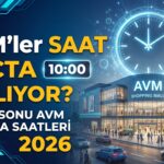 AVM’ler Saat Kaçta Açılıyor