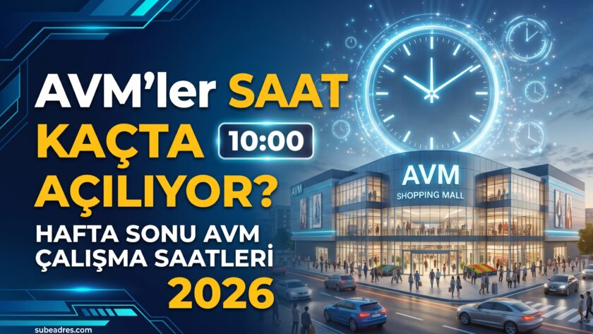 AVM’ler Saat Kaçta Açılıyor