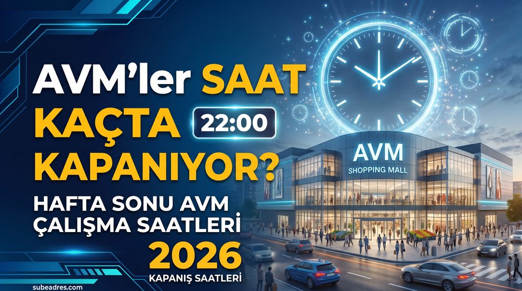 AVM’ler Saat Kaçta Kapanıyor?
