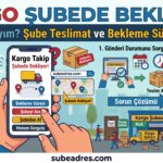Kargo Şubede Bekliyor, Ne Yapmalıyım