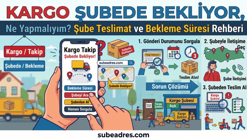 Kargo Şubede Bekliyor, Ne Yapmalıyım? 1 Kargo Şubede Bekliyor, Ne Yapmalıyım