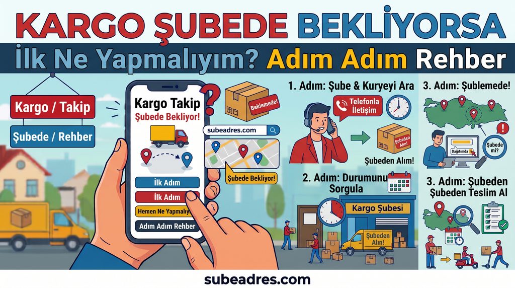 Kargo Şubede Bekliyor, Ne Yapmalıyım? 3 Kargo Şubede Bekliyorsa İlk Ne Yapmalıyım Adım Adım Rehber