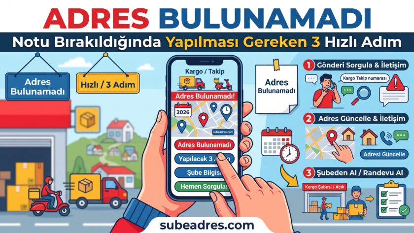 Kargo Şubelerinde Adres Bulunamadı Notu Bırakıldığında Yapılması Gereken 3 Hızlı Adım 1 Kargo Şubelerinde Adres Bulunamadı Notu Bırakıldığında Yapılması Gereken 3 Hızlı Adım