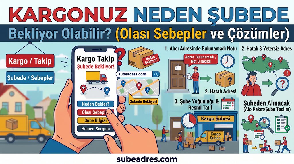 Kargo Şubede Bekliyor, Ne Yapmalıyım? 2 Kargonuz Neden Şubede Bekliyor Olabilir